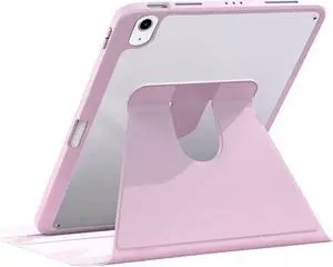 Sahara - Rotating Folio Case for iPad 11'' (A16) and iPad 10.9" (10th Gen), Pink, (TB00274)