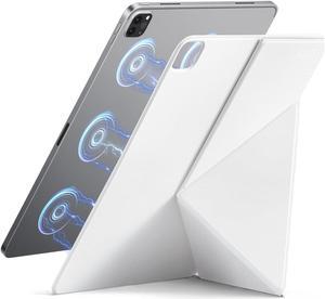 PITAKA iPad Pro 12.9 Case, Lightweight & Multi-fold Folio with Magnetic Apple Pencil Holder, Compatible with iPad Pro 12.9'' (2022/2021/2020/2018), and iPad Air 13"(2024) - White