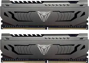 Patriot Viper Steel DDR4 RAM 32GB (2X16GB) 3200MHz CL16 1.35v UDIMM Desktop Gaming Memory Kit Compatible with XMP - PVS432G320C6K
