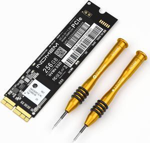 INDMEM NVMe PCIe SSD 256GB 3D TLC NAND Flash Hard Drive Replacement for Mid 2013-2017 MacBook Air, Late 2013 - Mid 2015 MacBook Pro Retina, Late 2013-2017 iMac, 2013 Mac Pro, 2014 Mac Mini