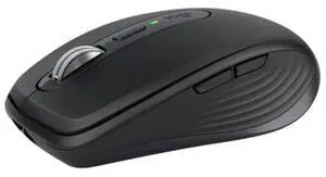 Logitech MX Anywhere 3S Compact Wireless Mouse, Fast Scrolling, 8K DPI Any-Surface Tracking, Quiet Clicks, Programmable Buttons, USB C, Bluetooth, Windows PC, Linux, Chrome, Mac - Graphite