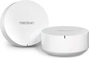 TRENDnet AC2200 WiFi Mesh Router System, TEW-830MDR2K,2 x AC2200 WiFi Mesh Routers, App-Based Setup, Expanded Home WiFi(Up to 4,000 Sq Ft. Home),Supports 2.4Ghz/5G,White
