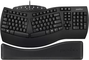 Perixx Ergonomic Keyboard with Wrist Rest Bundle