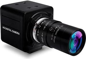 ALPCAM USB Camera VGA 100fps Webcam 10X 5-50mm Varifocal Lens USB Camera,2MP USB Zoom Conference Camera with CMOS OV2710 Sensor,Full HD 1080P UVC Webcame for Android Windows Mac Linux Raspberry Pi