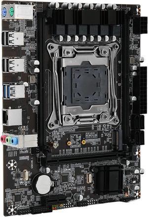 X99 Micro ATX Motherboard, DDR4 for Intel LGA 2011 PC Desktop Motherboard, Dual Channel 32Gbps NVME M.2, PCIe, USB 3.0, 1GbE LAN, for SATA for 2011 Series E5 V3 V4 for Xeon