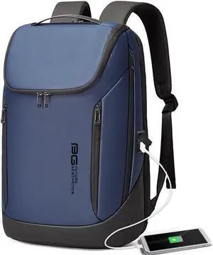 BANGE Business Smart Backpack Waterproof fit 15.6 Inch Laptop Backpack with USB Charging Port,Travel Durable Backpack