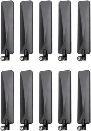 Bingfu 4G LTE Cellular Trail Game Camera Antenna 9dBi RP-SMA Male (10-Pack) Compatible with Spypoint Stealth Cam Tactacam Cuddeback Camera Wireless Router Security Camera