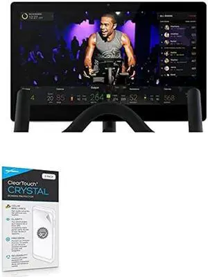 BoxWave Screen Protector Compatible with Peloton Bike - ClearTouch Crystal (2-Pack), HD Film Skin - Shields from Scratches for Peloton Bike
