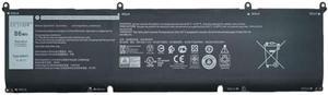 69KF2 Laptop Battery 86Wh Compatible with Dell Alienware M15 R3 / M15 R4 / M15 R5 / M15 R6 / M15 R7 / M16 R1 / M17 R3 / M17 R4 / Precision 5550 5560 5570 / XPS 9500 9510 9520 9530 Series 8FCTC 70N2F