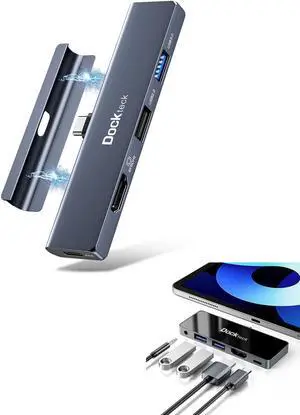 USB C Hub Multiport Adapter for iPad Pro 12.9 11, iPad Air 5 4, iPad Mini 6, iPad 10