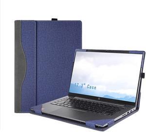 Laptop Cover Case for 17.3 inch Hp Laptop 17s-cu 17-cn cp&Hp Envy 17t / Hp 470 G8 G9 G10 Protective Sleeve Bag with Pen Holder and Heat Dissipation Hole (Dark Blue)