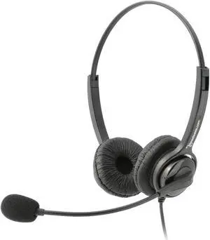 Executive Pro Overture | Premium Dual-Ear Noise-Canceling USB Headset for Computer | Mac & PC Compatible - Skype, Teams, Zoom | Office Headset with Microphone