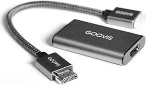 Goovis HDMI to Type-c Adapter Young Head-Mounted Display, HD 4K Converter, USB-c Portable Video Adapter Black