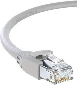 InstallerParts Ethernet Cable CAT8 Cable 50 FT - Gray - Professional Series - 40Gigabit/Sec Network/High Speed Internet Cable for Router, Modem,Gaming/2000 MHZ, 24AWG
