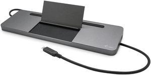 i-tec USB C Triple Display Metal Docking Station - Power Delivery 85W Metal Design Triple Display Docking Station, Ergonomic, MacOS, Windows, Linux, ChromeOS, Android 3X Monitor Laptop Station