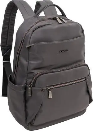 Joan & David Twill Nylon Workbook Laptop Backpacks, Jdb1039-027-charcoal, Travel Backpacks