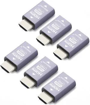Malarpon Hdmi Edid Emulator Passthrough 3rd Generrtion Aluminum fit Headlesskeep The EDID of The Monitor Active Switches and Extenders 1920x1080@59Hz 6P