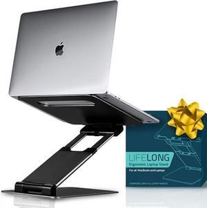 Ergonomic Laptop Stand For Desk, Adjustable Height Up To 20", Laptop Riser Computer Stand For Laptop, Portable Laptop Stands, Fits All MacBook, Laptops 10 15 17 Inches, Pulpit Laptop Holder Desk Stand
