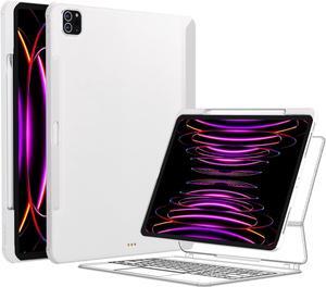 MAGEASY CITICOVER for iPad Pro 12.9" Case with Pencil Holder - Compatible with Magic Keyboard & Smart Keyboard Folio, Premium Vegan Leather, Fit 2021-2022 iPad Pro 12.9" 5th Gen & 6th Gen