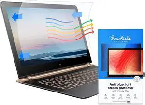Ocushield 15.4 W (16:10) Premium Anti Blue Light Screen Protector for Laptops and Computer Monitors - Privacy - Anti-Glare - Easy Install - Anti-Fingerprint - Reduce Eye Fatigue (332 x 208mm)