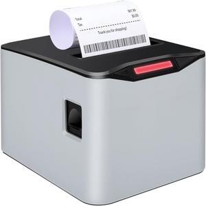 NUCOUN Thermal Receipt Printer,80mm USB POS Printer,Auto Cutter,Support Cash Drawer,Support Windows/Mac/Linux,Printer for Home Office Restaurant