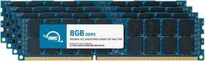OWC 32.0GB (4X 8GB) DDR3 ECC-R PC10600 1333MHz SDRAM ECC Compatible with Mac Pro (OWC1333D3X8M32K)