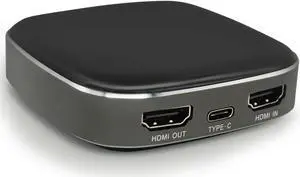 4k Gaming Video Capture Card - HDMI to USB 3.0 Type C, 4K @60 Input, 1080P 60FPS Record, Free Lag Loop, Support Windows MAC Linux, OBS Wirecast,YouTube Twitch Burned, P Panoraxy Video Capture Device