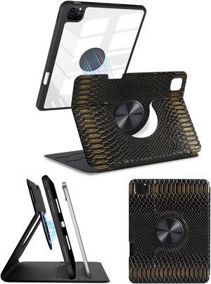 ProtUTab 10.9 inch Case Compatible with iPad Air 4/5th Gen (2020/2022 Released) Case with Pencil Holder, Detachable Case Compatible with Apple iPad Pro 11inch 4th/3rd Gen (2022/2021 Released), Black
