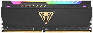 Patriot Viper Steel RGB DDR4 RAM 32GB (1X32GB) 3600MHz CL20 UDIMM Desktop Gaming Memory Module - PVSR432G360C0