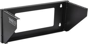 RIVECO 4U Wall Mount Rack for Network| Reinforced Heavy Load 66-99 LBS Small Server Racks Vertical & Horizontal Mounting for 19 inches IT & Studio Equipment.