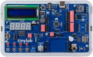 TinyLab Starter Kit Works with Arduino and 20 Modules. Coding Learning Guide, Electronics Kit for Beginners, Single Board Computer for Makers