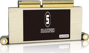 S SHARKSPEED SSD 256GB NVMe Replacement for MacBook Pro Retina 13" A1708 (Late 2016, Mid 2017) EMC 2978/3164 Non-Touch Bar Models M.2 PCIe Gen3.0x4 (MAC Original Interface)