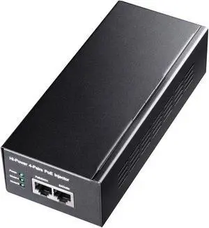 Cudy POE300 60W Gigabit Ultra PoE+ Injector, Up to 60W Ultra Power Supply, 10/100/1000Mbps Shielded RJ-45, IEEE 802.3af/802.3at Compliant, Not Support 802.3 bt/ PoE++/ Passive PoE, Metal housing