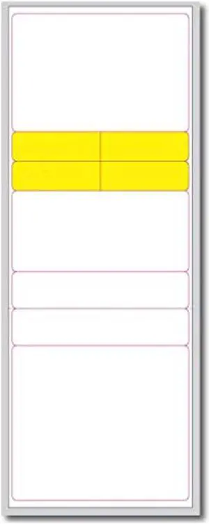 Sponix Pharmacy Prescription Label Thermal, Size: 3" x 8.25" (250 Labels x 4 Rolls = 1,000 Total Labels)
