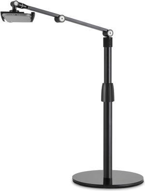SupeDesk Phone Tablet Overhead Stand, Upgarde Cell Phone Holder,Multiangle,3-Part Adujustable,Horizontal Record,Compatible with 3.5-11" Cellphone/Tablet/iPad/iPhone/Kindle