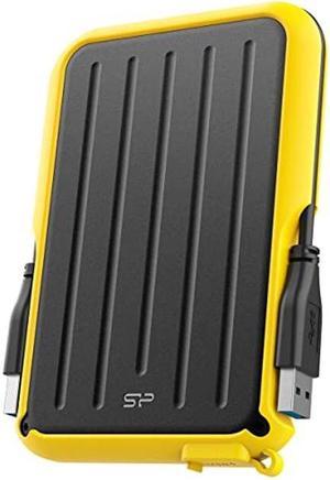 Silicon Power 2TB Game-Drive External Hard Drive A66, Compatible with PS5 PS4 Xbox One PC and Mac - Yellow