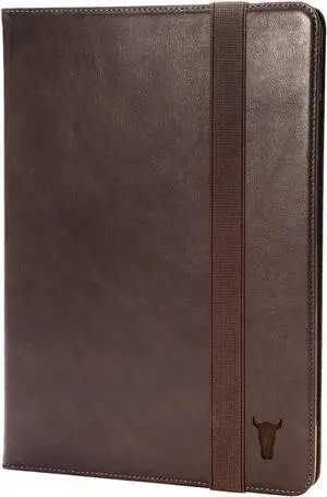 TORRO Case Compatible with iPad 11th / 10th Generation - Genuine Leather iPad 11th / 10th Gen (2025/2022) Case with Stand Function and Wake/Sleep Function (Dark Brown)