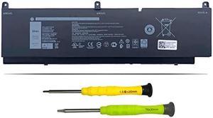 TsuLin 68Wh C903V Laptop Battery Replacement for Dell Precision 7550 7750 7560 7760 Series Notebook PKWVM 0CR72X CR72X 068N03 0447VR 11.4V 68Wh 5667mAh