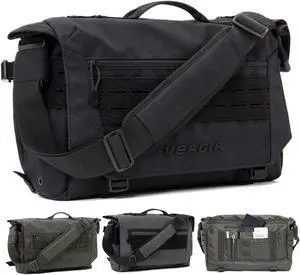 VEAGIA Messenger Bag For Men Laptop Bag Tactical Briefcase Canvas Crossbody Satchel Computer Shoulder Bags(17x12x5inch)