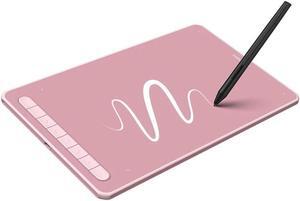 XPPen Deco L Drawing Tablet- 10x6" Computer Graphic Tablet with Updated Battery-Free X3 Digital Stylus and 8 Shortcuts Drawing PAD Compatible with Chrome, Windows 11, Linux, Mac, and Android (Pink)
