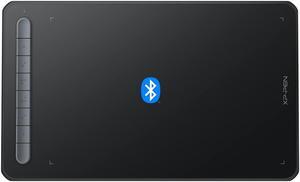 XPPen Drawing Tablet Deco MW Bluetooth Wireless Computer Graphics Tablet, Battery-Free X3 Stylus and 8 Shortcut Keys, Compatible with Chrome OS, Windows 7/8/10/11, Linux, Mac, Android (8x5 in, Black)