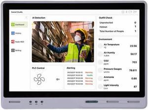 reTerminal DM is a Panel PC HMI PLC IIoT Gateway Allinone Device Powered by Raspberry Pi CM4 with 101 IP65 Front Panel and Rich Industrial interfaces and natively Integrated with NodeRED