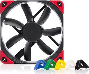 Noctua NF-S12A PWM chromax.Black.swap, Premium Quiet Fan, 4-Pin (120mm, Black)