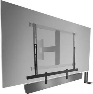 Vogel's Sound 3550 soundbar Mount | Also fits Bose Soundbar 500/700 | Sonos Arc/Ultra/Beam/Playbar | Samsung | Sony | LG and JBL | Mount for VESA 100 to 600 | Black | Max. 14.3 lbs (6,5 kg)