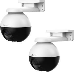 EZVIZ Outdoor Auto-Tracking Camera, 3K, 12 Pre-Set dots Tracking,360deg Visual Coverage, Waterproof, Color Night Vision, AI-Powered Person and Vehicle Detection| C8W Pro 3K (4mm&6mm)