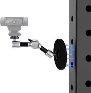 AceTaken Webcam Magnetic Mount,7'' Magic Arm with Magnetic Suction Holder Compatible with Logitech StreamCam C920s Brio C930 C922 C925e C615 and Webcams with 1/4''-20 Interface