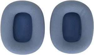 Replacement Ear-Pads, Soft Memory Foam Headphone Earmuffs, Replacement Ear Cushion Kit, Leather Earpads Earmuffsrs for Airpod Headset234, Extra Durability(Blue)