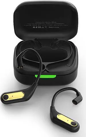 CCA KZ AZ15 IEM Bluetooth 5.2 Adapter, Sport Wireless Earhook, Long Battery Life Bluetooth Cable for KZ ZS10 PRO X/ZSN Pro X/AS16 PRO/ZAS/Zax, CRA/C12(C pin)
