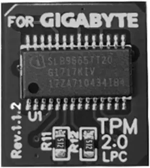 Replacement TPM 2.0 Security Module LPC 12Pin(12pin-1) Security Module for GIGABYTE GC-TPM20 Platform Accessories