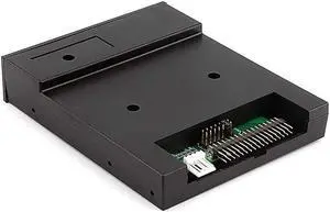 Floppy & Tape Drives-3.5in 1.44MB Sfr1m44-u100k Updated Version USB Flash Disk Floppy Drive Emulator + CD Screws Black
